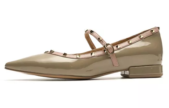 Туфли женские повседневные Women's Casual Shoes Women's Olive Eblan, оливковый