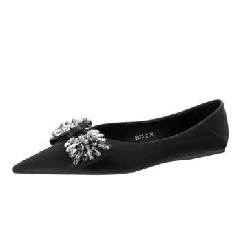 Туфли женские повседневные Women's Casual Shoes Women's Black Bamiti