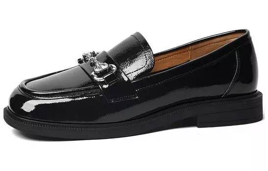 Туфли женские повседневные Women's Casual Shoes Women's Low-Top Black Cameido