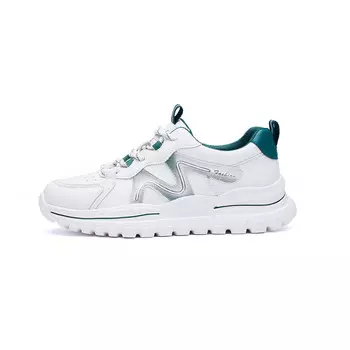 Туфли женские повседневные Women's Casual Shoes Women's Sobb, бежевый/зеленый