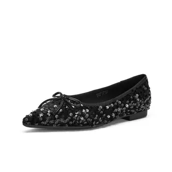 Туфли женские повседневные Women's Casual Shoes Women's Gemeiq, цвет Black/Silver