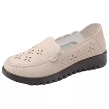 Туфли женские повседневные Women's Casual Shoes Women's Beige Warrior