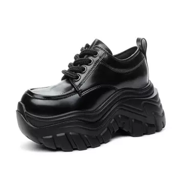 Туфли женские повседневные Women's Casual Shoes Women's Shoe Cabinet Floral Language, черный