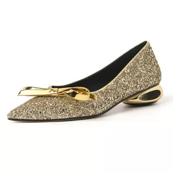 Туфли женские повседневные Women's Casual Shoes Women's Rongcheng Shoe King, серебряный