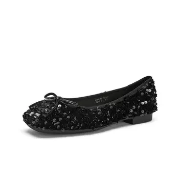 Туфли женские повседневные Women's Casual Shoes Women's Gemeiq, цвет Black/Silver