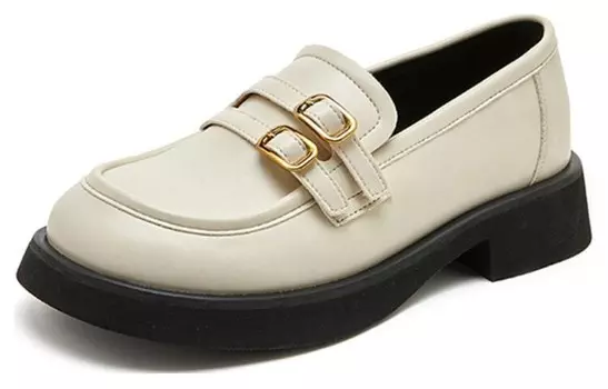 Туфли женские повседневные Women's Casual Shoes Women's Low-Top Kekafu, бежевый