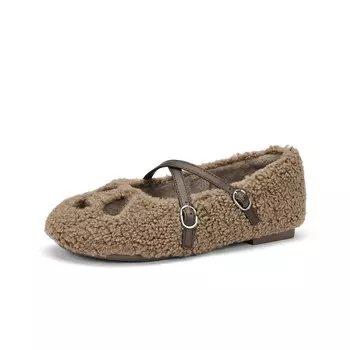 Туфли женские повседневные Women's Casual Shoes Women's Low-Top Gemeiq, цвет Coffee