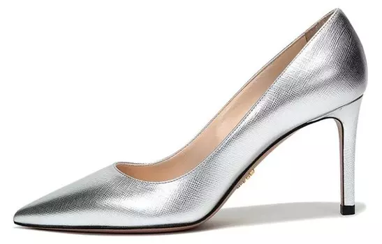 Туфли женские Prada, серебристый