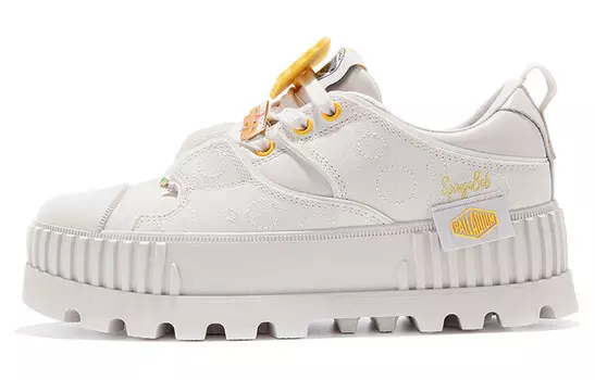 Туфли женские Shock Canvas Low-top Bright White Palladium