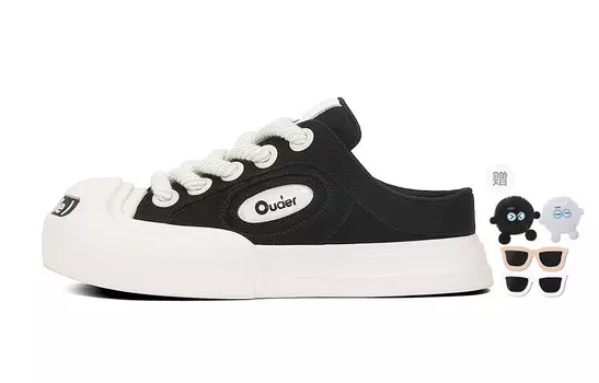 Туфли женские Smiler Canvas Low-top белые Ouder