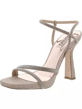 Туфли женские Urbana с открытым носком и ремешком на щиколотке Badgley Mischka, цвет pale gold