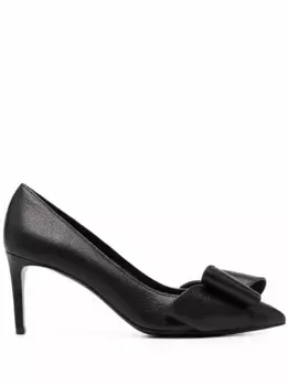 Туфли Zoey с бантом Ferragamo, черный