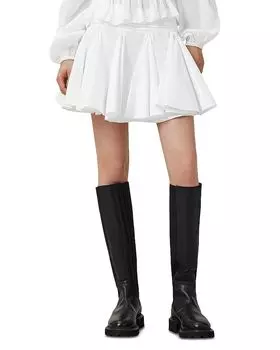 Тюльпановая юбка ALLSAINTS, белый