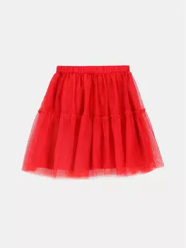 Тюлевая юбка стандартного кроя Coccodrillo, красный