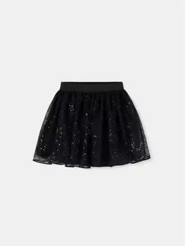 Тюлевая юбка стандартного кроя Mayoral, черный