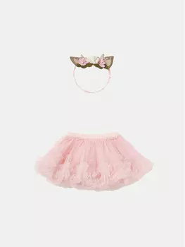 Тюлевая юбка стандартного кроя Mayoral, розовый
