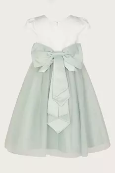 Тюлевое платье для подружки невесты Monsoon, зеленый