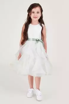 Тюлевое платье из коллекции подружек невесты Monsoon, белый