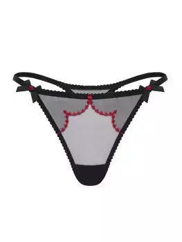 Тюлевые стринги Lornaheart Agent Provocateur, черный