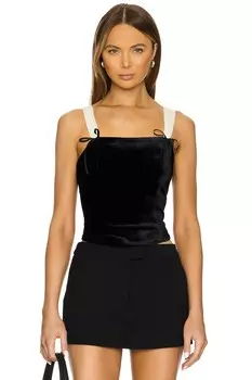 Тули топ Paige, черный