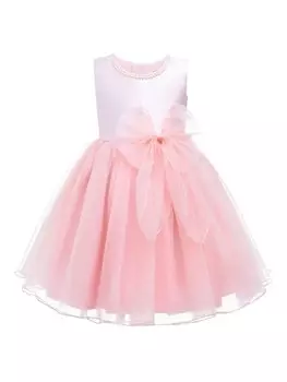 Tulleen платье Felice с бантом из тюля, розовый