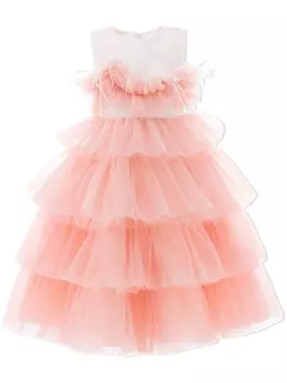 Tulleen ярусное платье Madera, розовый