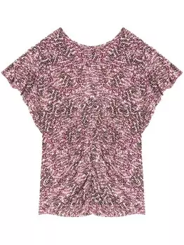 Тулля топ ISABEL MARANT, фиолетовый