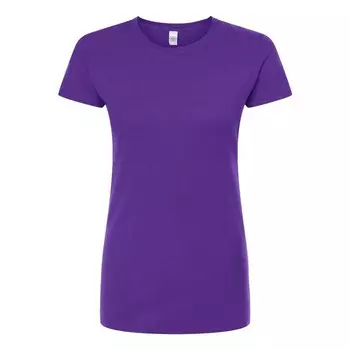 Tultex Женская футболка из тонкого джерси приталенного кроя, фиолетовый