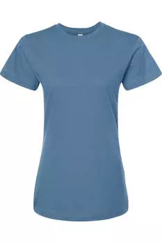 Tultex женская классическая футболка из тонкого джерси, цвет slate