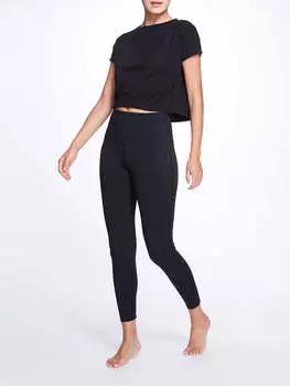 Туманный Топ Marchesa, черный