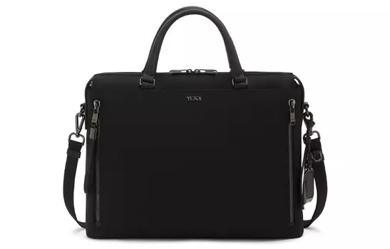 TUMI Мужской нейлоновый портфель Voyageur, сумка через плечо, сумка-мессенджер, черный/бронзовый