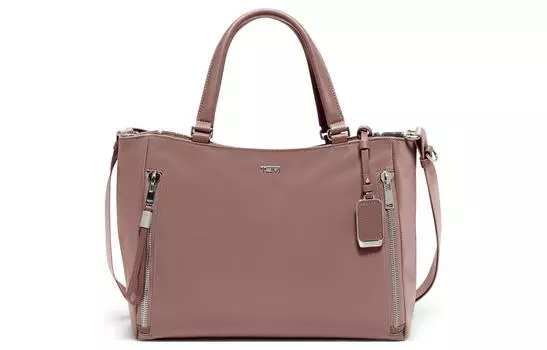 TUMI Нейлоновая сумка-шоппер, сумка через плечо, женская сумка среднего размера, розового цвета