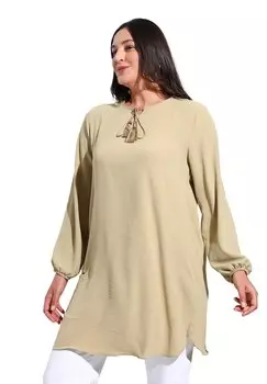 Туника ALIA Modanisa, оливково-зеленый