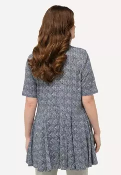 Туника ALLOVER PRINT Ulla Popken, светло-голубой