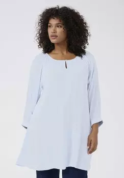 Туника AMI Kaffe Curve, светло-голубой