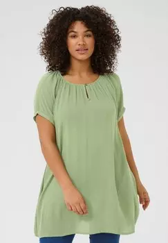 Туника AMI Kaffe Curve, зеленый
