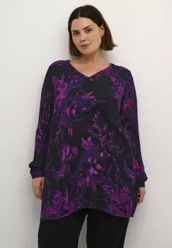 Туника AMI PRINTED Kaffe Curve, черный