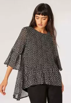 Туника Bell Sleeve Apricot, черный