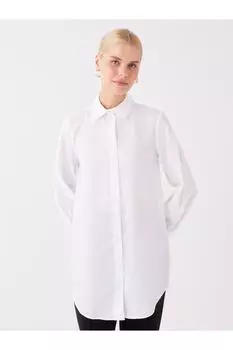 Туника - Белый - Классический крой LC Waikiki, белый