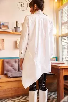 Туника - Белый - Классический крой Olalook