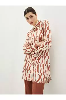 Туника - Бежевый - Классический крой LC Waikiki, бежевый