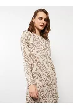 Туника - Бежевый - Классический крой LC Waikiki, бежевый