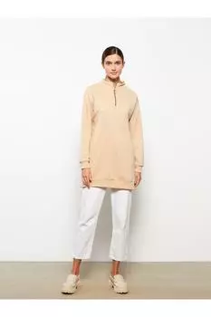 Туника - Бежевый - Классический крой LC Waikiki, бежевый