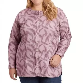 Туника-блузка Wrinklefighter фиолетового цвета Duluth Trading Company