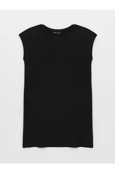 Туника - Черный - Классический крой LC Waikiki, черный