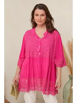 Туника Curvy Lady, розовый