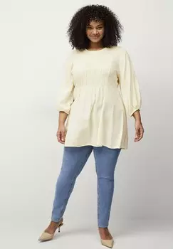 Туника Ellos Plus collection, бежевый