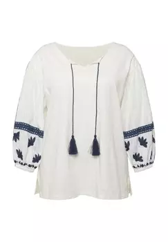 Туника EMBROIDERED Ulla Popken, белый