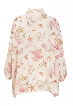 Туника FABLE ENGLAND, пестрый розовый