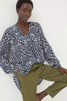 Туника Fatface Georgie с геометрическим узором в стиле пэчворк Fat Face, синий